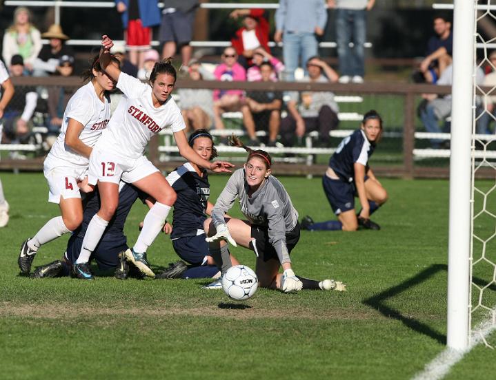 031NCAA BYU vs Stanford-.JPG - 2009 NCAA Women's Soccer Championships second round, Brigham Young University vs. Stanford. Stanford wins 2-0 and advances to the round of 16.